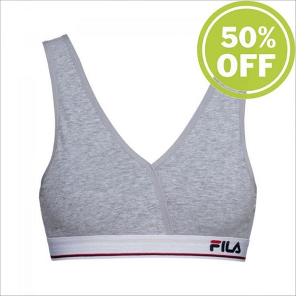 Bralettes Fila Mujer Gris - 1 Pack Strapless - España 540237GXR